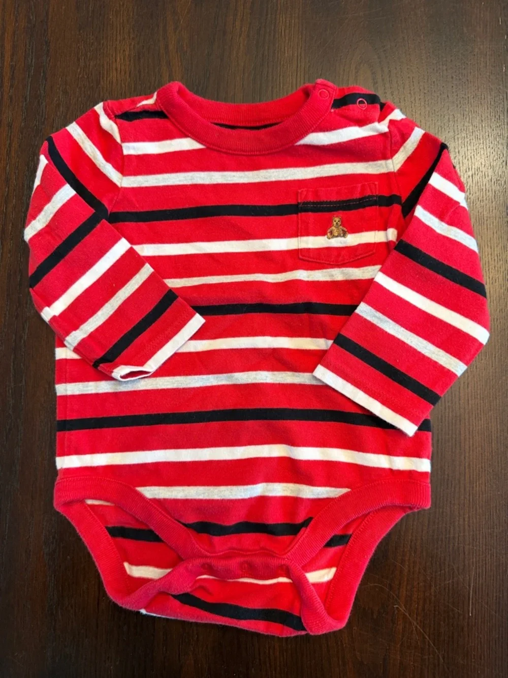 GAP Baby 3-Pack Long Sleeve Bodysuits Onesies 6-12M Bundle